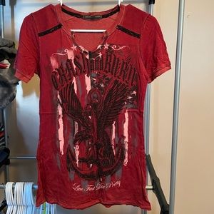 Small Like New Crash and Burn tee